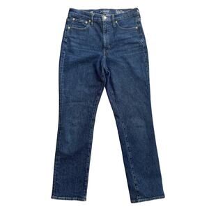 J. Crew Jeans Women's Sz 27 Blue‎ High Rise 96 Straight leg Preppy ankle